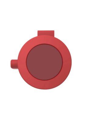 Portable Clip On Personal Mini Fan Red USB Rechargeable 3 Speed 360 Rotating